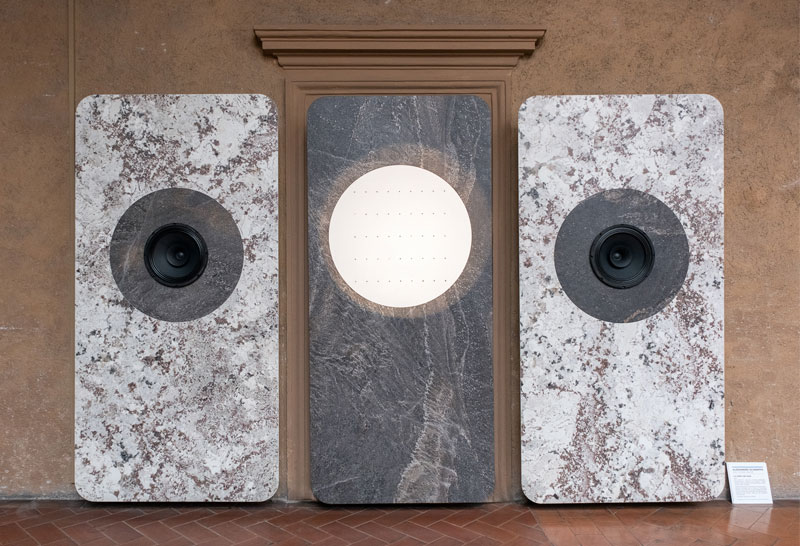 Fiandre surfaces featured in the exhibition EMOTION. Larte contemporanea racconta le emozioni in Romes Chiostro del Bramante
