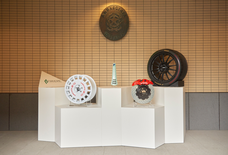 Fiandre featured as one of the landmark Italian brands at the Casa del Design in Tokyo