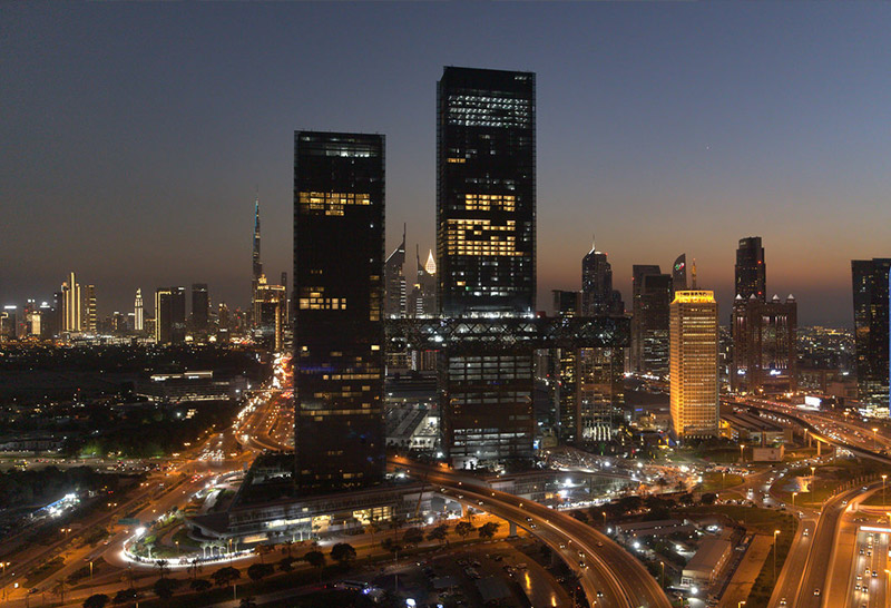 THE FUTURISTIC ONE ZAABEEL COMPLEX, WITH A HORIZONTAL CONCOURSE SUSPENDED 100 METRES ABOVE THE GROUND, IS DUBAIS NEW ICON
