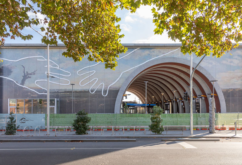 The work of Abdul Abdullah becomes an eco-active faƧade for the Arden Station